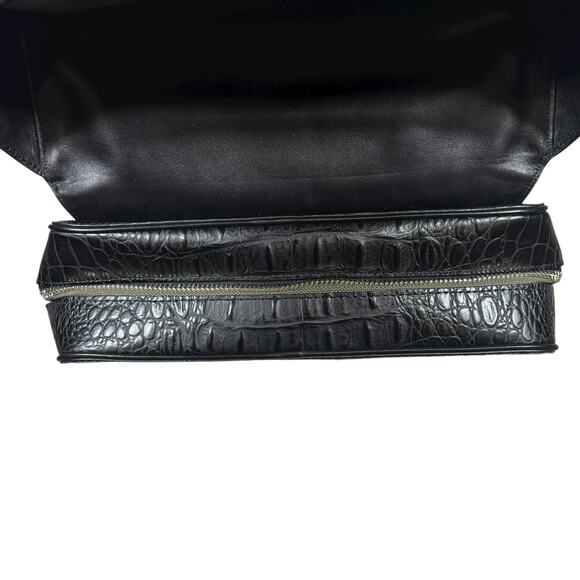 URI MINKOFF ALLIGATOR PATTERN LEATHER BACKPACK - Picture 6 of 11